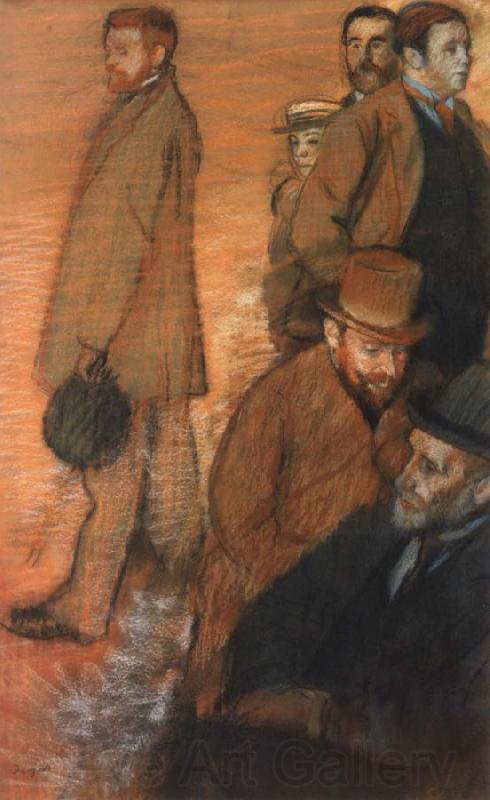 Edgar Degas Six Friends Spain oil painting art